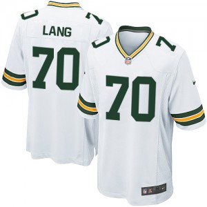 Packers de verte Bay jeunesse Nike # 70 T.J. Lang Élite blanc NFL Maillot Magasin