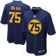 Youth Nike Green Bay Packers &75 Bryan Bulaga Elite Navy Blue Alternate NFL Jersey