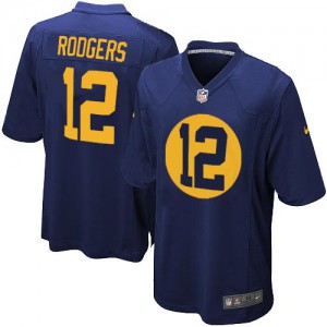 Packers de verte Bay jeunesse Nike # 12 Aaron Rodgers élite Navy bleu alternent NFL Maillot Magasin Packers de verte Bay jeunesse Nike # 12 Aaron Rodgers élite Navy bleu alternent NFL Maillot Magasin