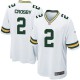 Youth Nike Green Bay Packers &2 Mason Crosby Elite White NFL Jersey