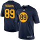 Youth Nike Green Bay Packers &89 Richard Rodgers Elite Navy Blue Alternate NFL Jersey