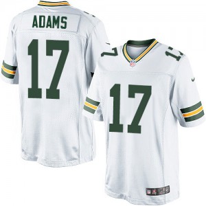 Packers de verte Bay jeunesse Nike # 17 Glenn Adams Élite blanc NFL Maillot Magasin