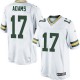 Youth Nike Green Bay Packers &17 Davante Adams Elite White NFL Jersey