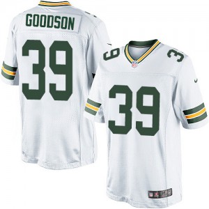 Packers de verte Bay jeunesse Nike # 39 Demetri Goodson Élite blanc NFL Maillot Magasin