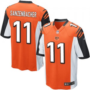 Jeunesse Nike Cincinnati Bengals # 11 Dane Sanzenbacher Élite Orange alternent NFL Maillot Magasin