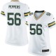 Women Nike Green Bay Packers &56 Julius Peppers Elite White NFL Jersey