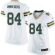 Women Nike Green Bay Packers &84 Jared Abbrederis Elite White NFL Jersey