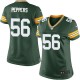 Women Nike Green Bay Packers &56 Julius Peppers Elite Green Team Color NFL Jersey