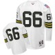 Mitchell and Ness Green Bay Packers &66 Ray Nitschke Authentic White Throwback NFL Jersey