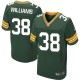 Men Nike Green Bay Packers &38 Tramon Williams Elite Green Team Color NFL Jersey