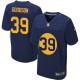 Men Nike Green Bay Packers &39 Demetri Goodson Elite Navy Blue Alternate NFL Jersey