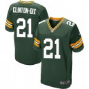 Men Nike Green Bay Packers &21 Ha Ha Clinton-Dix Elite Green Team Color NFL Jersey