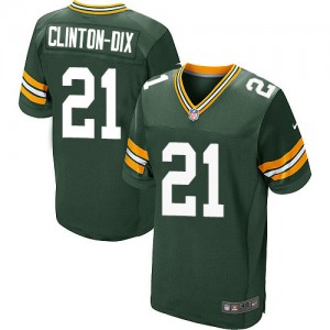 Hommes Nike verte Bay Packers # 21 Ha Ha Clinton-Dix élite équipe verte couleur NFL Maillot Magasin