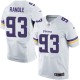 Men Nike Minnesota Vikings &93 John Randle Elite White NFL Jersey