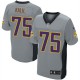Men Nike Minnesota Vikings &75 Matt Kalil Elite Grey Shadow NFL Jersey