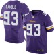 Men Nike Minnesota Vikings &93 John Randle Elite Purple Team Color NFL Jersey