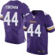 Hommes Nike Minnesota Vikings # 44 Chuck Foreman élite violet équipe NFL Maillot Magasin de couleur