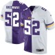 Men Nike Minnesota Vikings &52 Chad Greenway Elite Team/Road Two Tone NFL Jersey