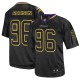 Men Nike Minnesota Vikings &96 Brian Robison Elite Lights Out Black NFL Jersey
