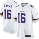 Youth Nike Minnesota Vikings &16 Matt Cassel Elite White NFL Jersey
