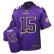 Men Nike Minnesota Vikings &15 Greg Jennings Elite Purple Drift Fashion NFL Jersey