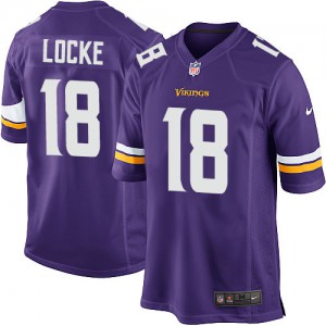 Vikings du Minnesota jeunesse Nike # 18 Jeff Locke élite violet équipe NFL Maillot Magasin de couleur Vikings du Minnesota jeunesse Nike # 18 Jeff Locke élite violet équipe NFL Maillot Magasin de couleur