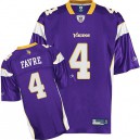 Youth Reebok Minnesota Vikings &4 Brett Favre Purple Team Color Premier EQT Throwback NFL Jersey