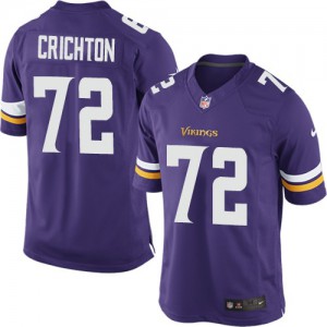 Vikings du Minnesota jeunesse Nike # 72 Scott Crichton élite violet équipe NFL Maillot Magasin de couleur Vikings du Minnesota jeunesse Nike # 72 Scott Crichton élite violet équipe NFL Maillot Magasin de couleur