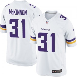 Vikings du Minnesota jeunesse Nike # 31 Jerick McKinnon Élite blanc NFL Maillot Magasin
