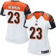 Women Nike Cincinnati Bengals &23 Terence Newman Elite White NFL Jersey