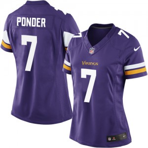 Femmes Nike Minnesota Vikings # Christian 7 méditer sur Élite équipe Purple couleur NFL Maillot Magasin