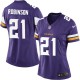 Women Nike Minnesota Vikings &21 Josh Robinson Elite Purple Team Color NFL Jersey