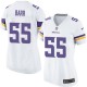 Women Nike Minnesota Vikings &55 Anthony Barr Elite White NFL Jersey