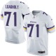Men Nike Minnesota Vikings &71 Phil Loadholt Elite White NFL Jersey