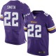 Men Nike Minnesota Vikings &22 Harrison Smith Elite Purple Team Color NFL Jersey