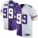 Men Nike Minnesota Vikings &99 Corey Wootton Elite Team/Road Two Tone NFL Jersey