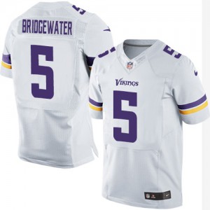 Hommes Nike Minnesota Vikings # 5 Teddy Bridgewater Élite blanc NFL Maillot Magasin Hommes Nike Minnesota Vikings # 5 Teddy Bridgewater Élite blanc NFL Maillot Magasin