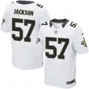 Men Nike New Orleans Saints &57 Rickey Jackson Elite White NFL Jersey