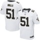 Men Nike New Orleans Saints &51 Sam Mills Elite White NFL Jersey