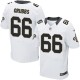 Men Nike New Orleans Saints &66 Ben Grubbs Elite White NFL Jersey