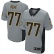 Men Nike New Orleans Saints &77 Willie Roaf Elite Grey Shadow NFL Jersey