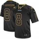 Men Nike New Orleans Saints &8 Archie Manning Elite Lights Out Black NFL Jersey