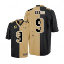 Youth Nike New Orleans Saints &9 Drew Brees Elite Team/Alternate Two Tone C Patch NFL Jersey