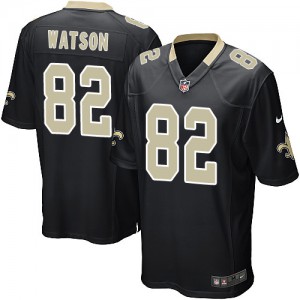Jeunesse Nike New Orleans Saints # 82 Benjamin Watson élite équipe noir couleur NFL Maillot Magasin