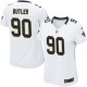 Women Nike New Orleans Saints &90 Victor Butler Elite White NFL Jersey