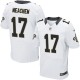 Men Nike New Orleans Saints &17 Robert Meachem Elite White NFL Jersey