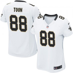 Femmes Nike New Orleans Saints # 88 Nick Toon Élite blanc NFL Maillot Magasin