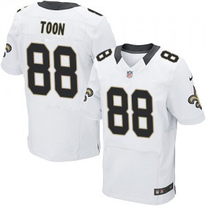 Hommes Nike New Orleans Saints # 88 Nick Toon Élite blanc NFL Maillot Magasin