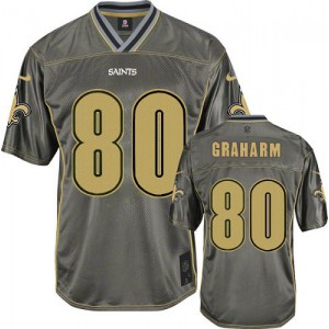 Jeunesse Nike New Orleans Saints # 80 Jimmy Graham élite Vapor Gris NFL Maillot Magasin