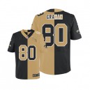 Men Nike New Orleans Saints &80 Jimmy Graham Elite Team/Alternate Two Tone NFL Jersey